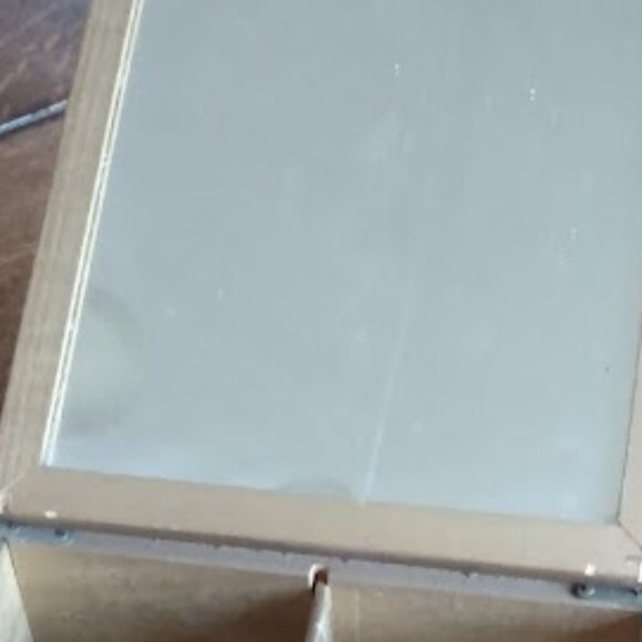 Vintage/Antique Gold and Blue Jewelry Box (needs TLC) - Picture 5 of 13